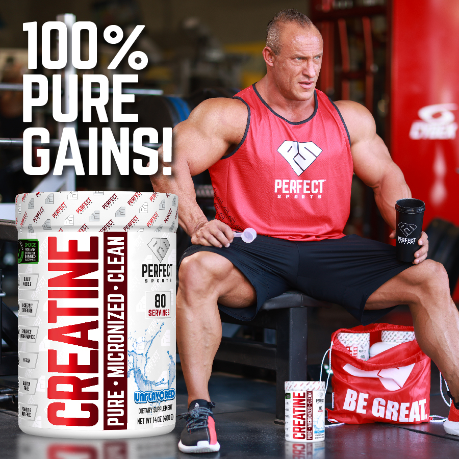 Creatine by PERFECT Sports 100% Pure Gains