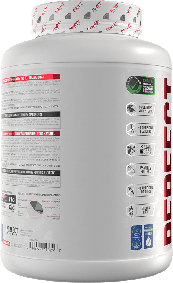 PERFECT New Zealand Whey Protein in Canada | PERFECT Sports