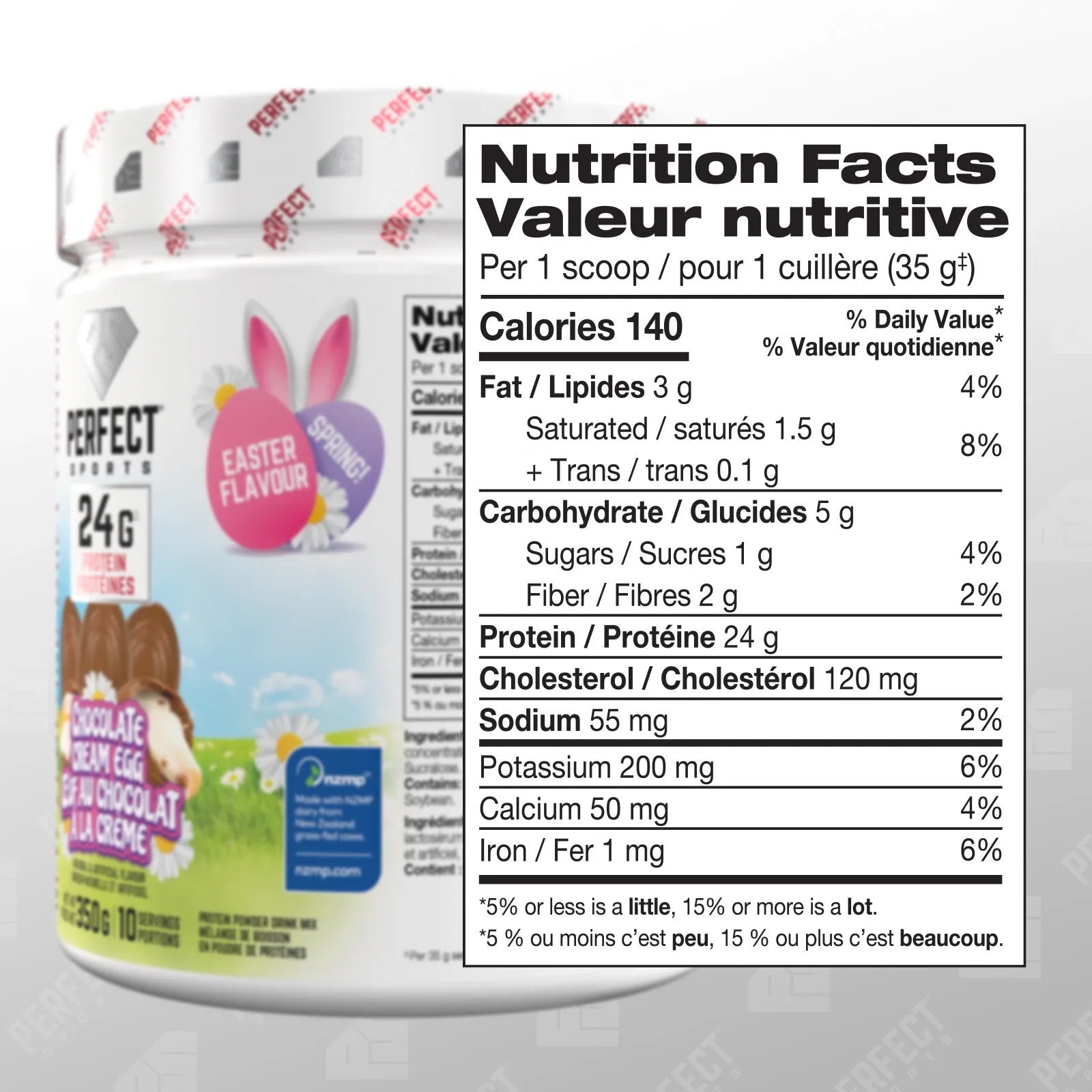 DIESEL New Zealand Whey Protein - 350 G Chocolate Cream Egg Flavour