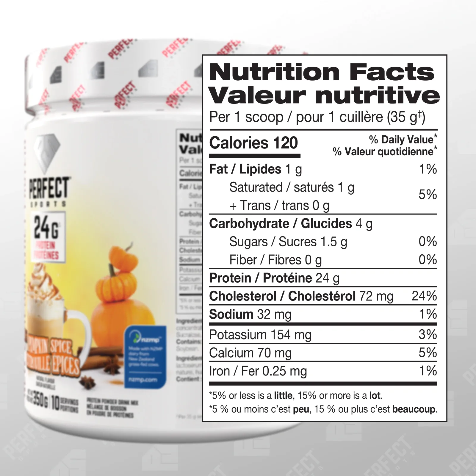 DIESEL New Zealand Whey Protein - 350 G Pumpkin Spice Flavour