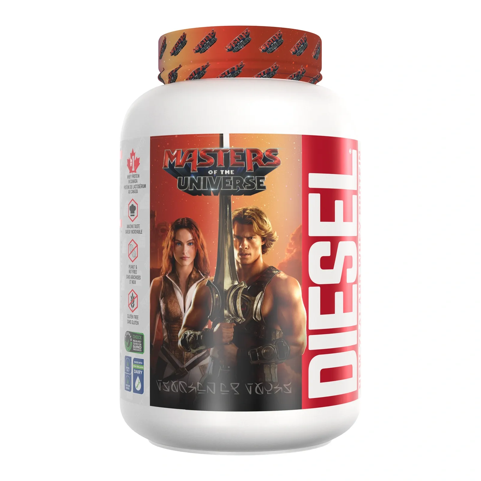 Masters of the Universe™ Limited Edition Diesel® New Zealand Whey Protein - 2 lbs Vanilla Ice Cream Flavour