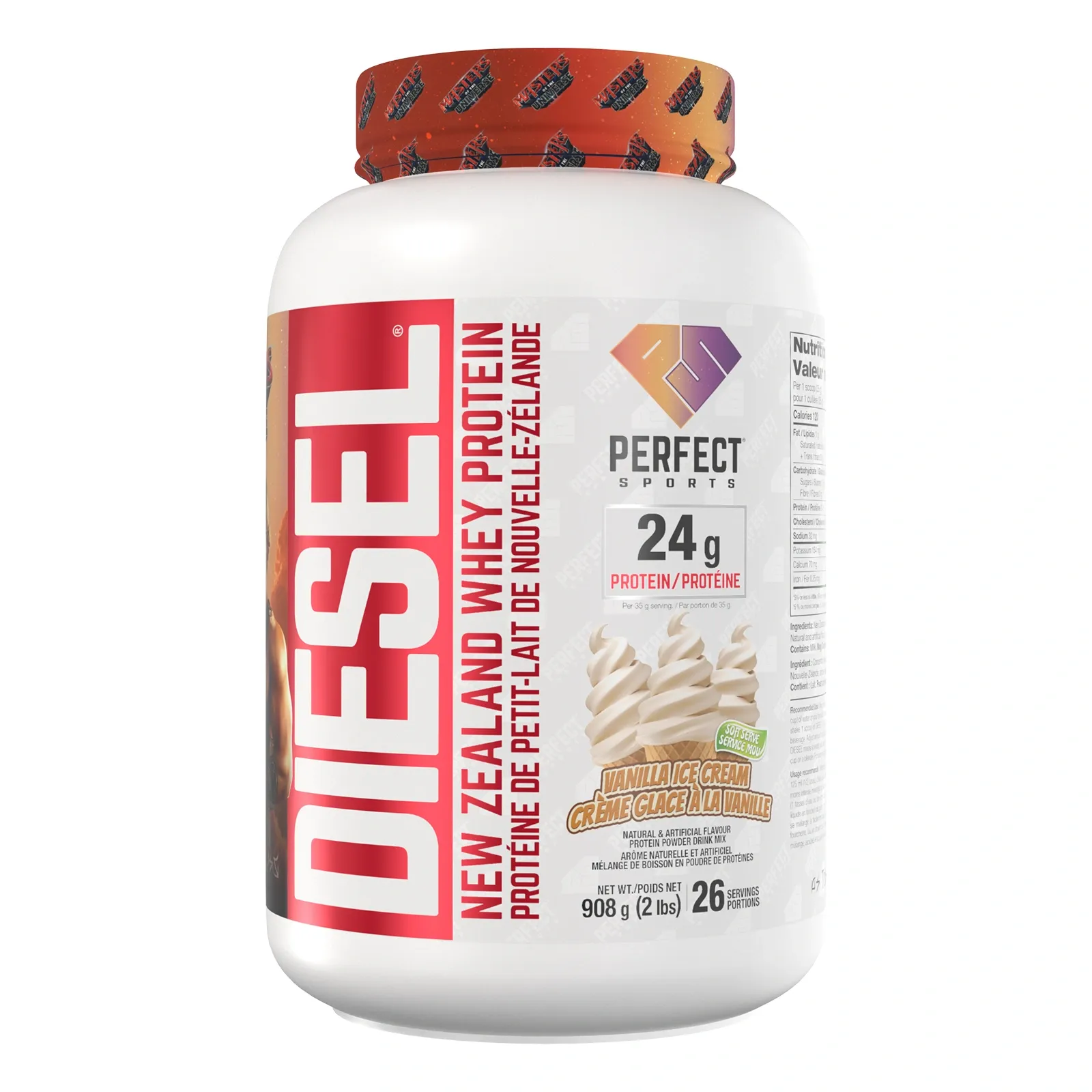 Masters of the Universe™ Limited Edition Diesel® New Zealand Whey Protein - 2 lbs Vanilla Ice Cream Flavour
