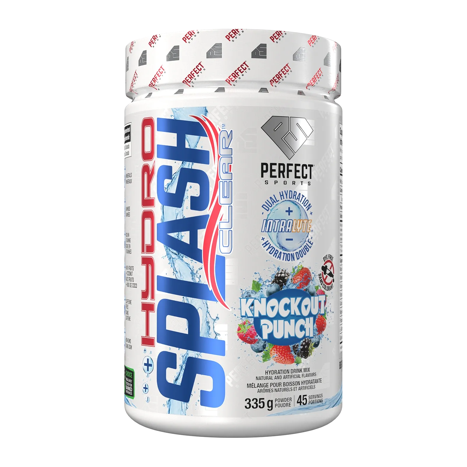 HydroSplash Clear - 335 g Knockout Punch Flavour